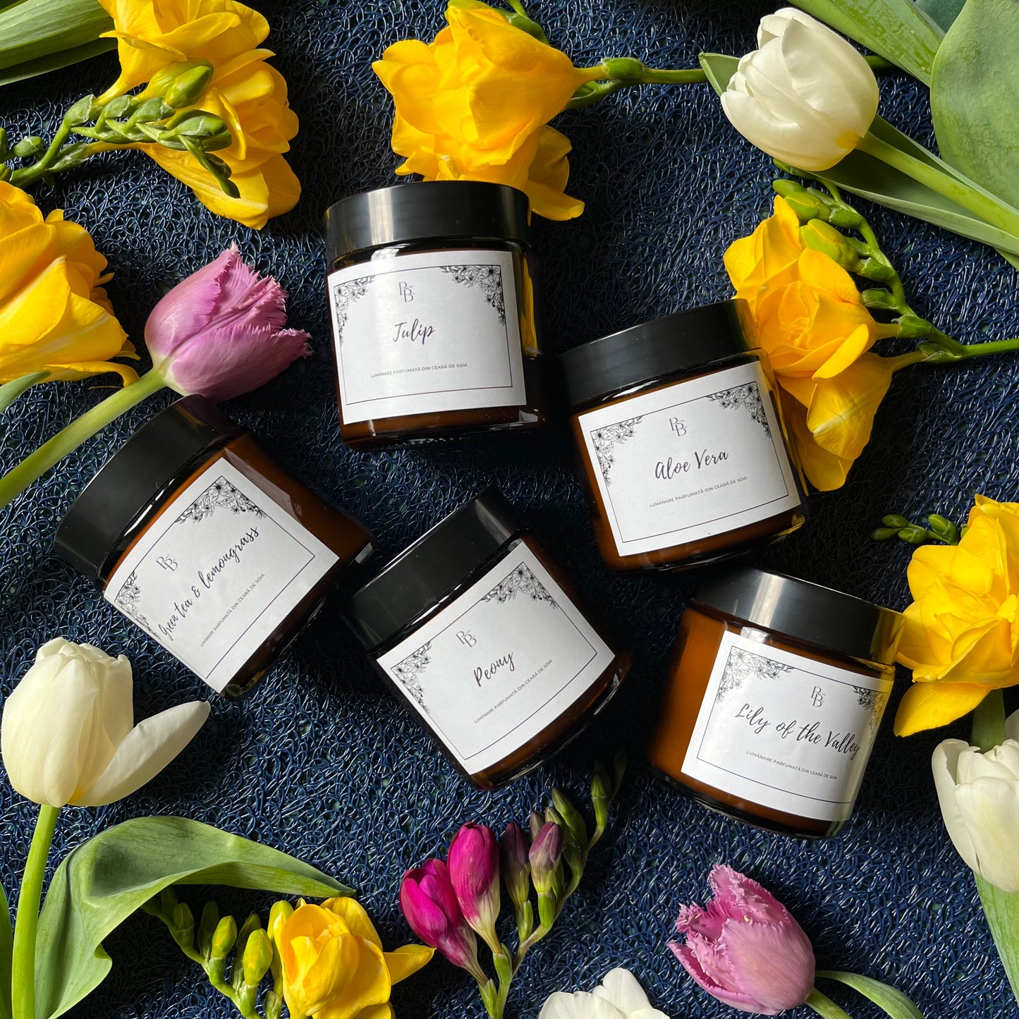 Lumânare Peony, 120 de grame