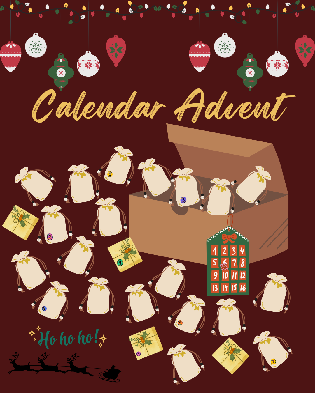Calendar Advent Bookish