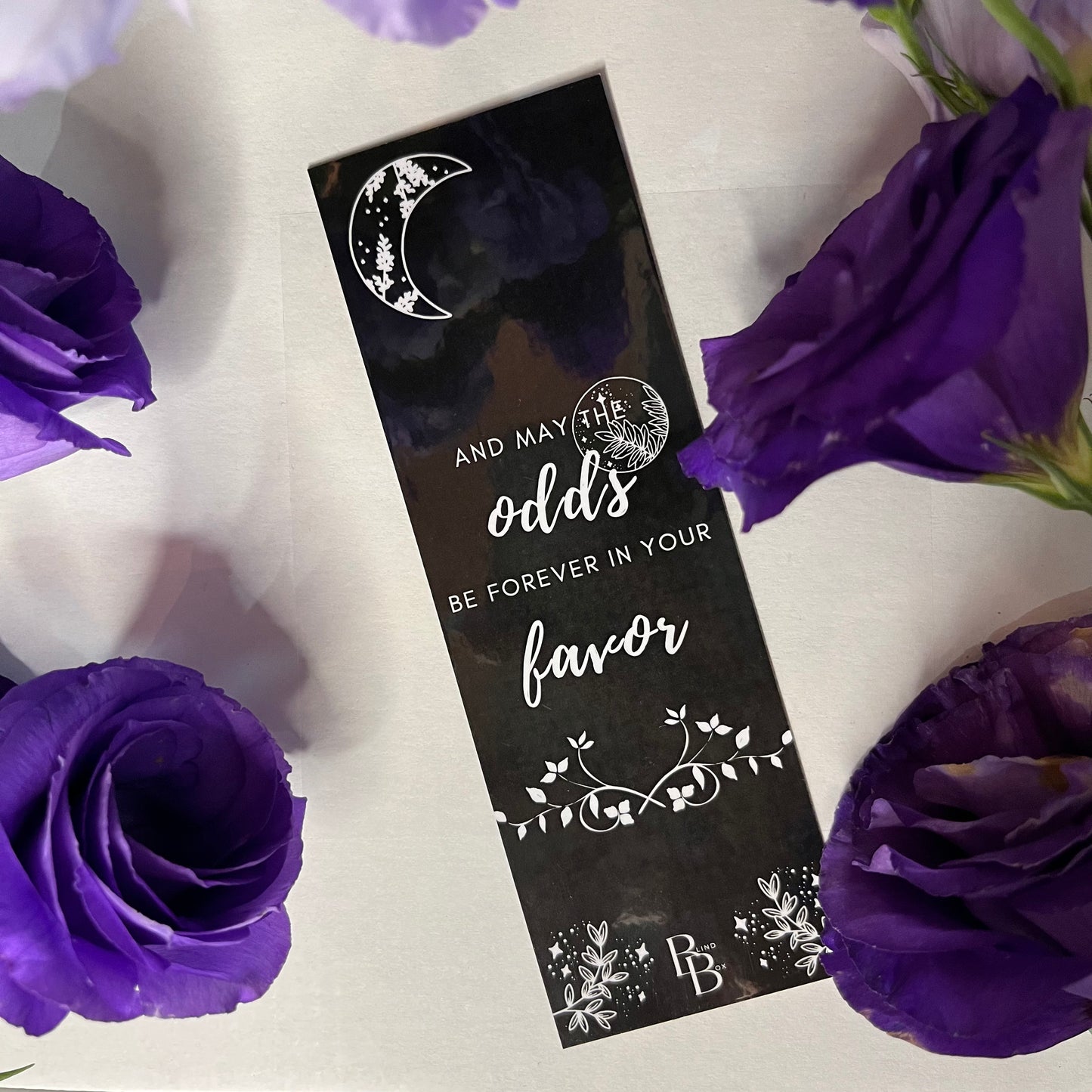 Semn de carte "may the odds..."