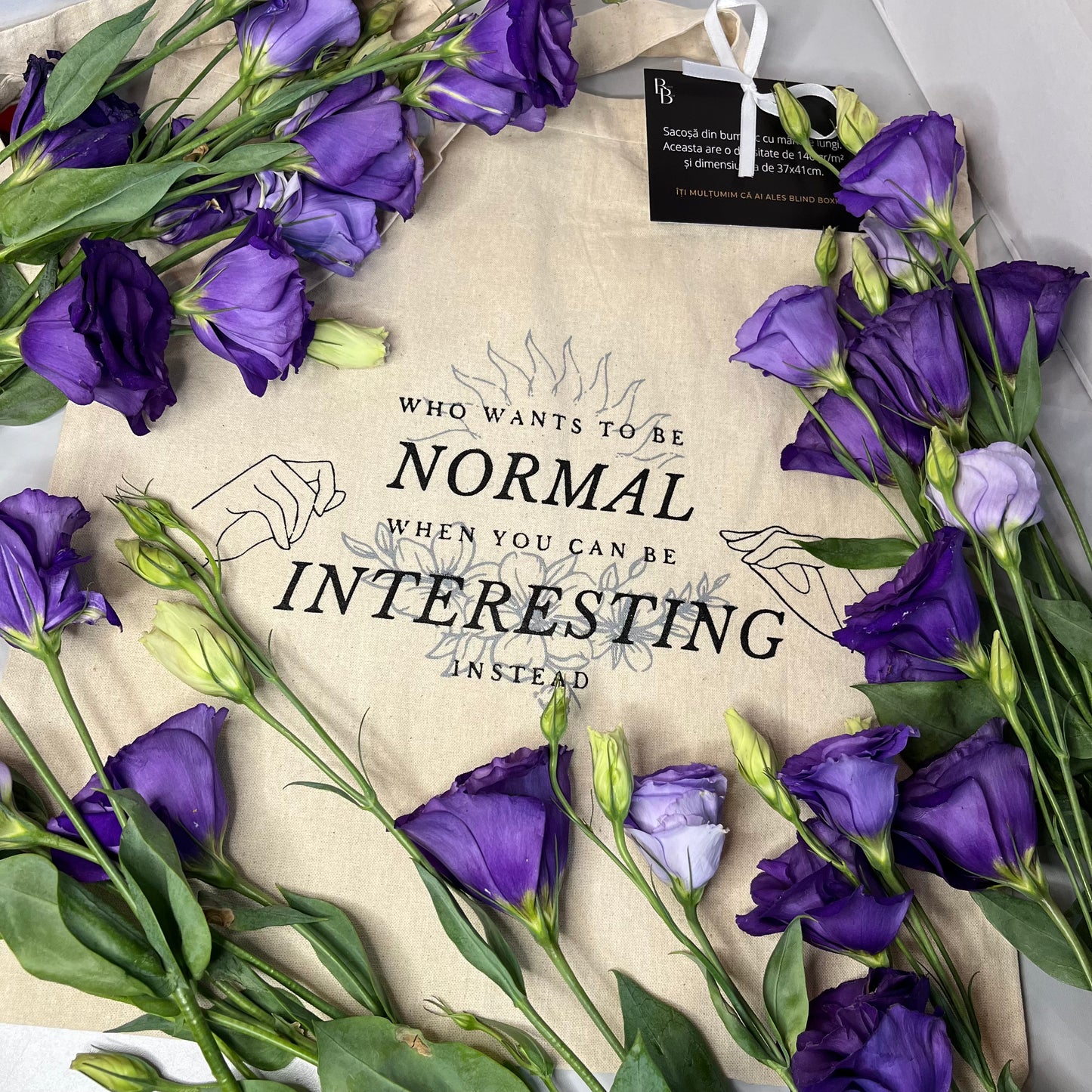 Tote bag 'who wants to...' 140 gr