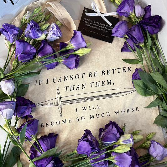Tote bag 'if I cannot...' 140 gr