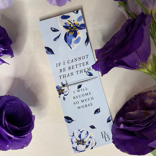 Semn de carte "if I cannot..."