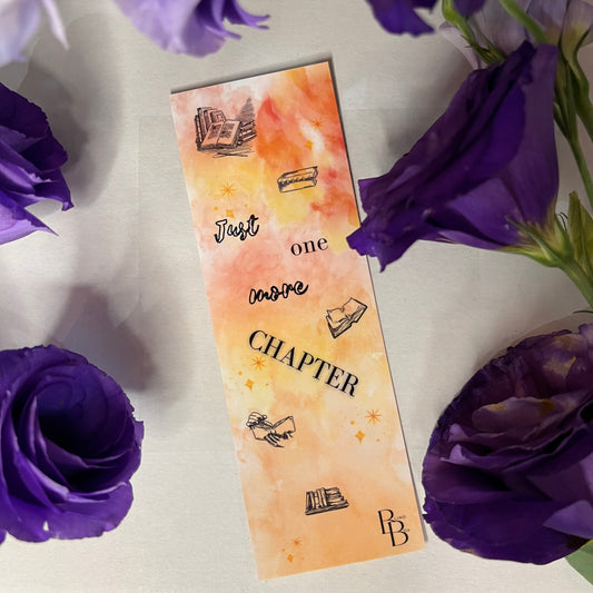 Semn de carte "just one more chapter"